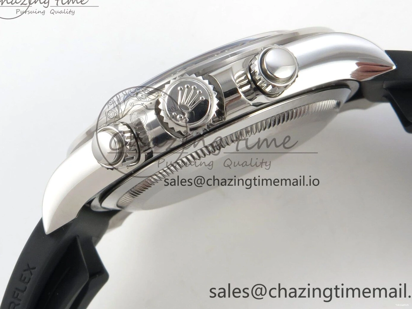 VS4131 Oysterflex Strap Gray VSF Best Black on Edition Daytona Dial V2 (Weighted) 1:1 126519 0225